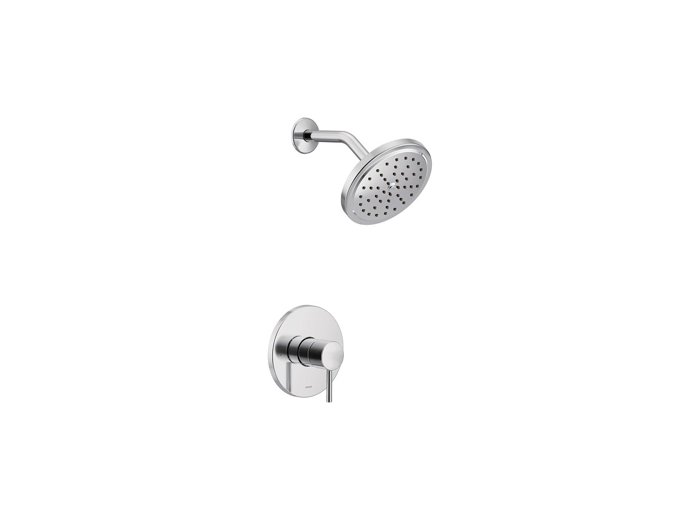 Moen Align Single Handle Single Function Shower Faucet In Chrome (Trim Only)