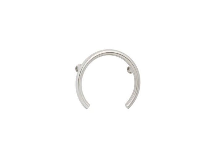 Liquid Accents Valve Grab Bar, Brushed Nickel, 1-1/4 In Diameter X 18 Gauge, .048