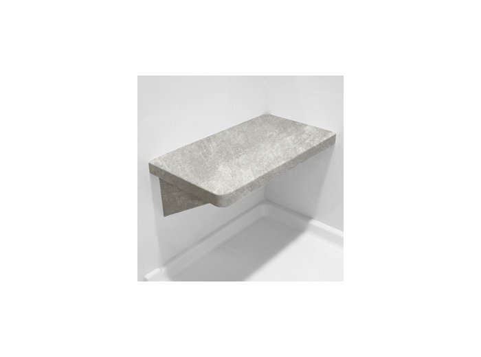 Metapeake LH Bench Shower Seat, Bracket & Supertach
