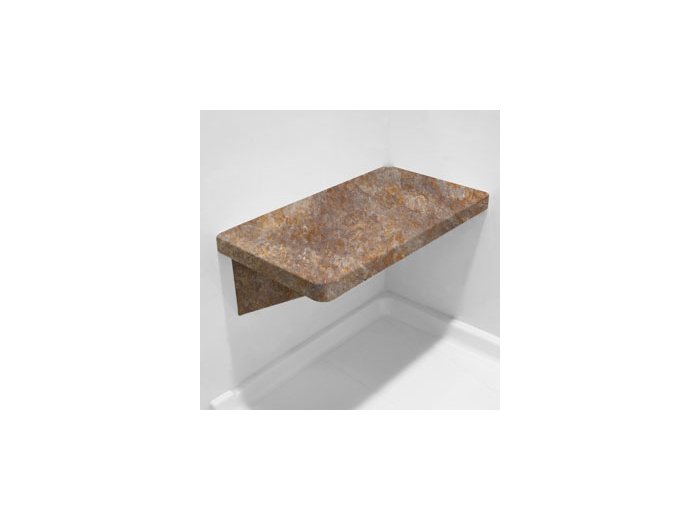 River Rock LH Bench Shower Seat, Bracket & Supertach
