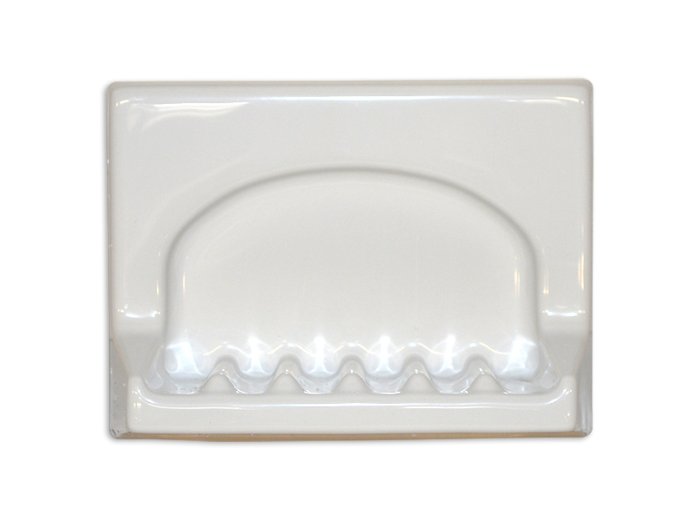Surface Mount Soap Dish, White