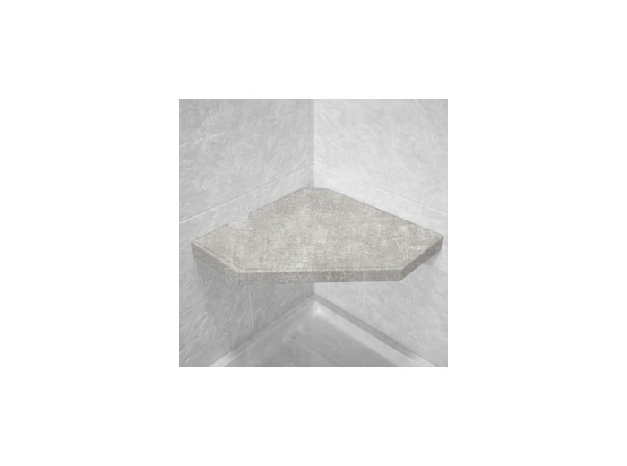 Metapeake Corner Hexagon Shower Seat, Bracket & Supertach