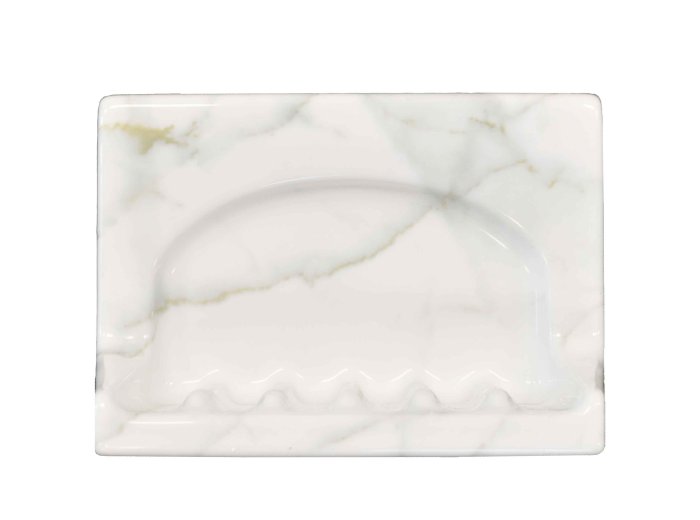 Surface Mount Soap Dish, Calcutta Marble