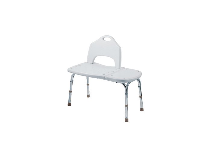 MOEN 7065 HOME CARE TRANSFER BENCH, GLACIER (22.2 x 19.5 x 8.8)