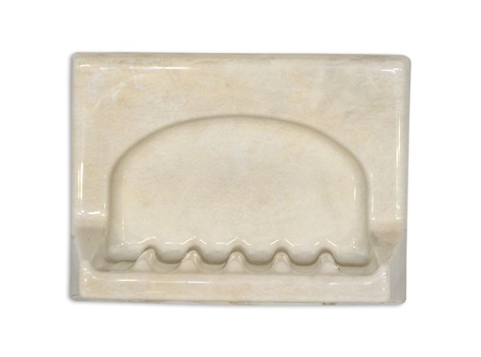 Surface Mount Soap Dish, Travertine