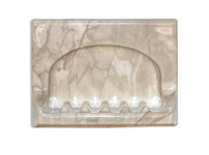 Surface Mount Soap Dish, Pompeii Marble