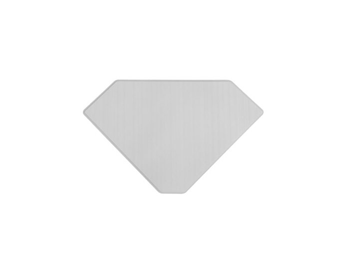 Safety Soft Seating & Flooring Hexagonal Seat, Concrete Gray