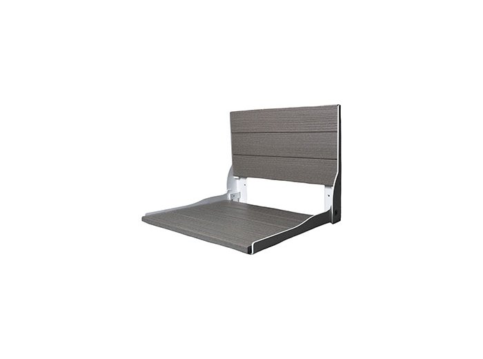 Liquid Accents Composite Seat, White Frame with Anchor Gray Seating