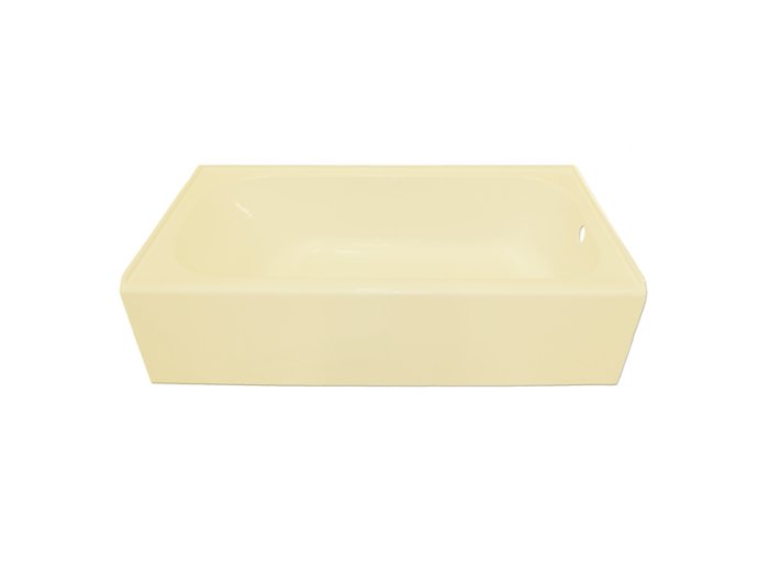 Acrylic Replacement Tub 60x32x15 RH Straight Skirt, Almond