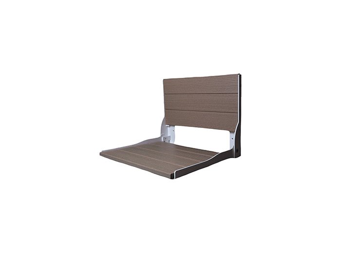 Liquid Accents Composite Seat, White Frame with Harborwood Seating