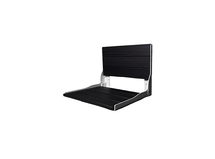 Liquid Accents Composite Seat, White Frame with Black Seating