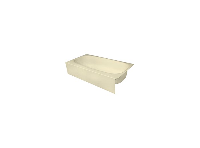 4.5 ft. Straight Biscuit Bathtub Liner