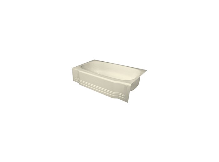 5 ft. Classic Biscuit Bathtub Liner
