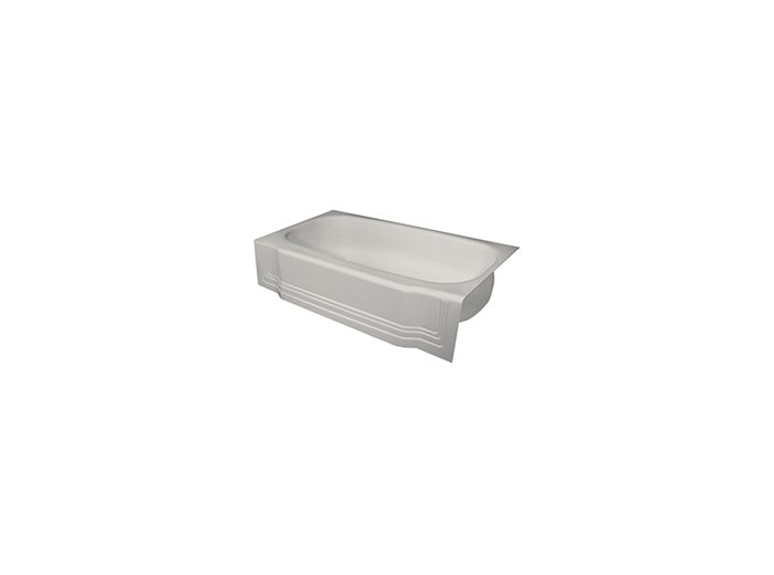 5 ft. Classic Gray Bathtub Liner