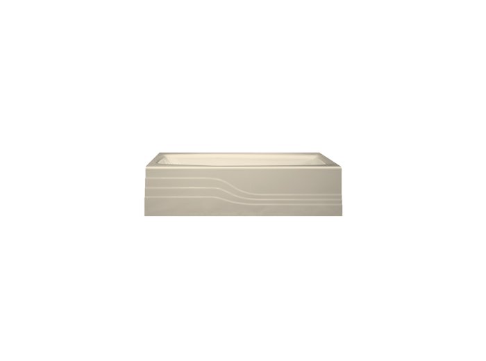 5 ft. Surf Almond Bathtub Liner