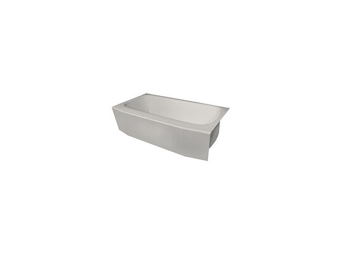 5 ft. Winged Gray Bathtub Liner