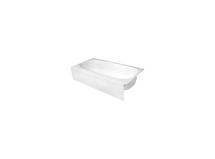 5 ft. Straight White Bathtub Liner