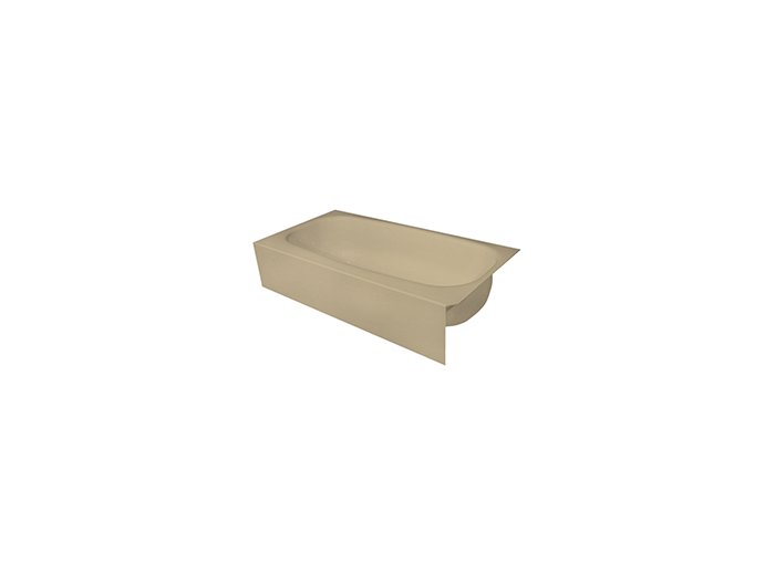 5.5 ft. Straight Sandbar Bathtub Liner