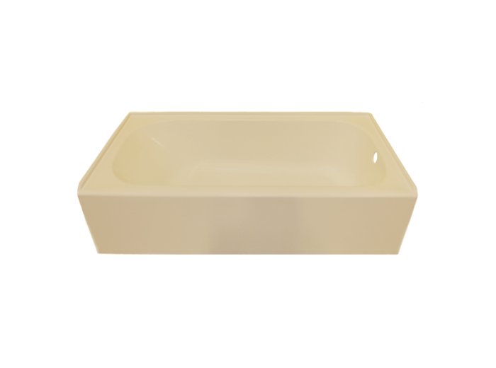 Acrylic Replacement Tub 60x30x15 LH Straight Skirt, Sandbar