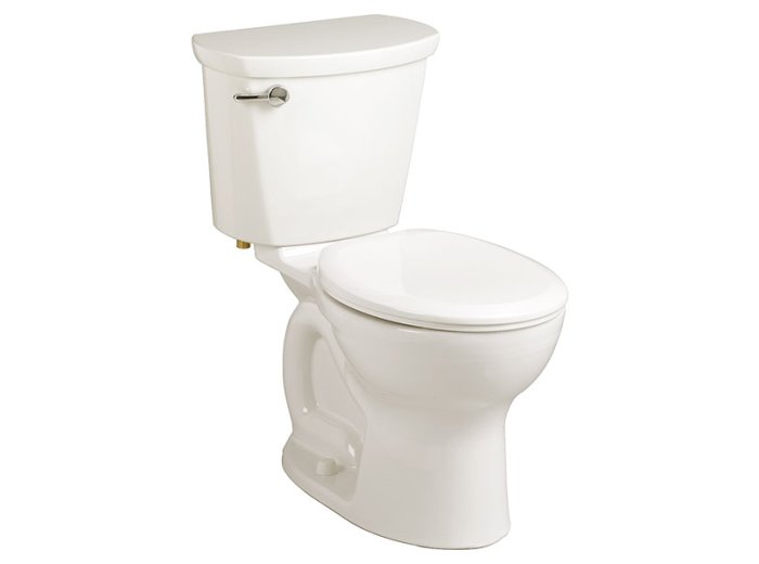 American Standard Cadet Pro, 10 inch Rough, Right Height, Round Two Piece Toilet 16-1/2 inch High, White