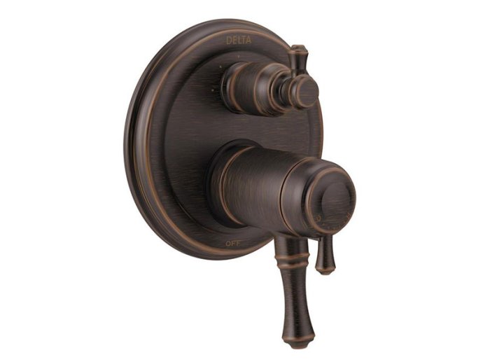 Delta Cassidy 7 In. Valve Trim W/ 3-Setting Integrated Diverter In Venetian Bronze (Trim Only)
