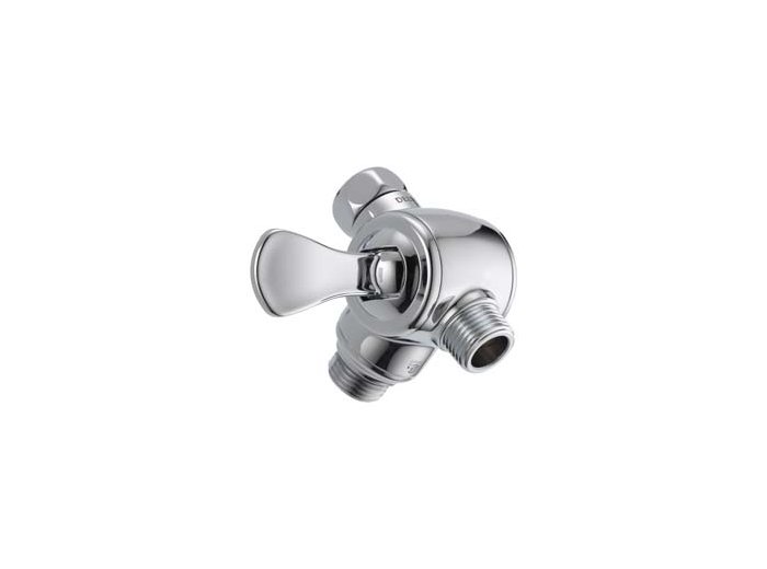 Universal Showering - 3-Way Shower Arm Diverter For Hand Shower, Chrome