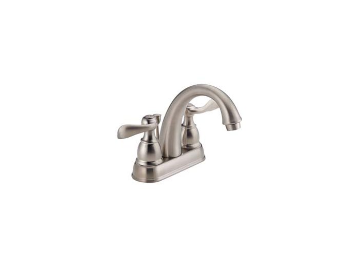 Windemere - Two Handle Centerset Lavatory Faucet, Brilliance Stainless