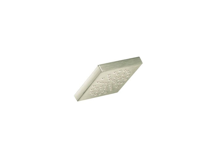 Moen S6340Ep 90 Degree 1-Function Rain Shower Showerhead Eco-Performance, Brushed Nickel