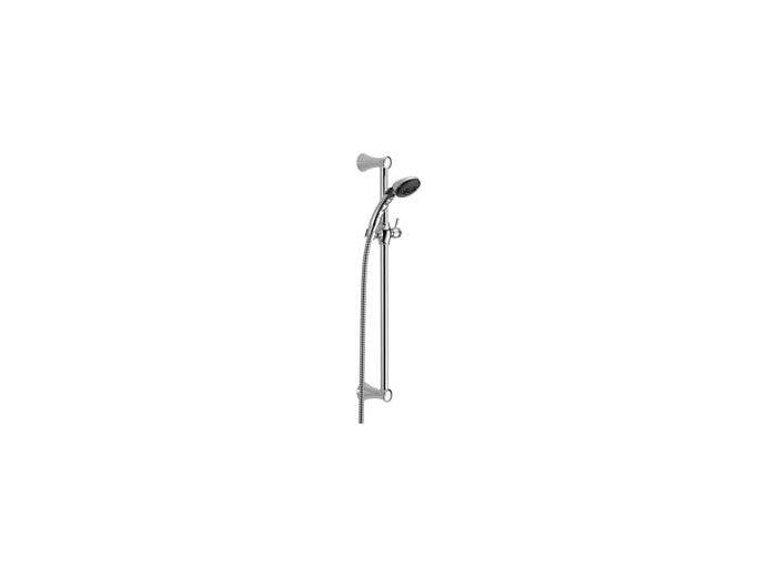 Universal Showering - Fundamentals 2-Setting Slide Bar Hand Shower, Chrome