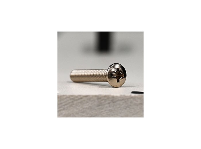 Crossbar Screw Brushed Nickel