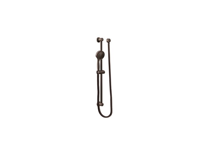 Moen 3667Ep Eco-Performance 4-Function Handshower, Slide Bar & Elbow, Oil Rubbed Bronze