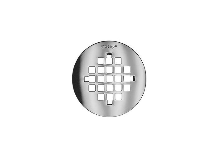 4 In Flat Drain Cover Plate, Chrome
