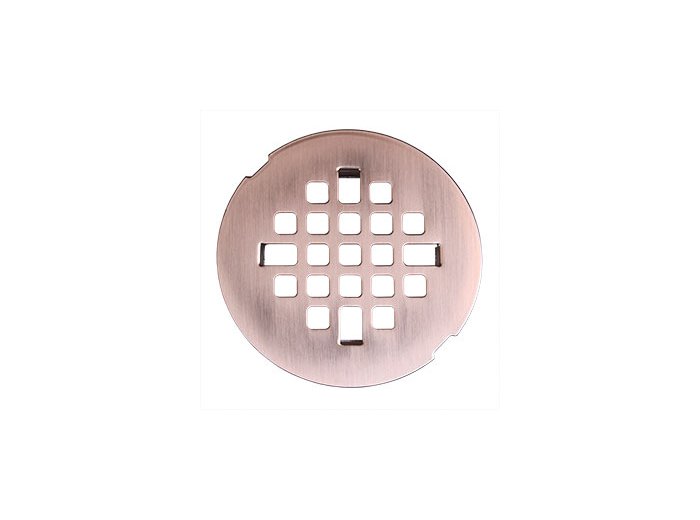 4 In Flat Drain Cover Plate Brushed Nickel
