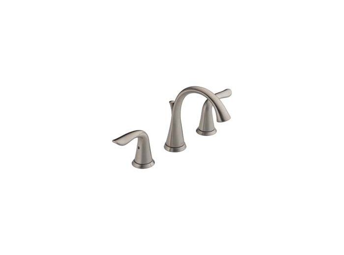 Lahara - Two Handle Widespread Lavatory Faucet, Stainless