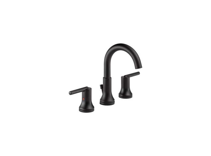 Trinsic - Two Handle Widespread Lavatory Faucet Matte Black