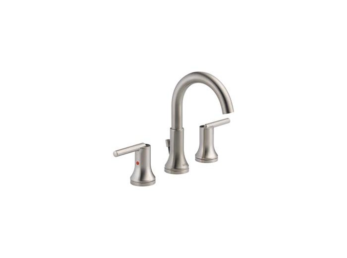 Trinsic - Two Handle Widespread Lavatory Faucet, Brilliance Stainless