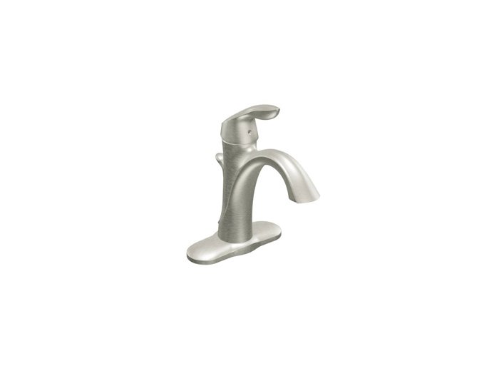 Moen Eva 6400 Single Handle Lavatory Faucet, Brush Nickel
