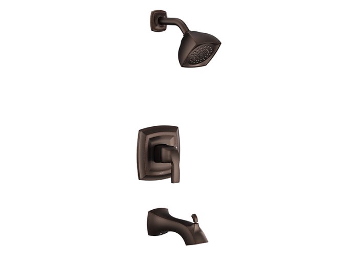 Moen Voss Single Handle Single Function Tub/Shower Faucet In Oil Rubbed Bronze (Trim Only)
