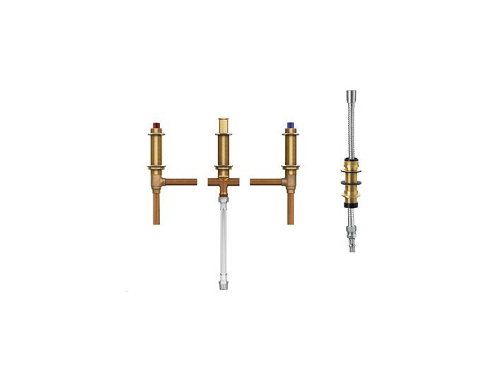 Moen 9792 Roman Tub W/Shower Diverter Adjust. 1/2 Cc Connection, Valve Only - No Trim Kit