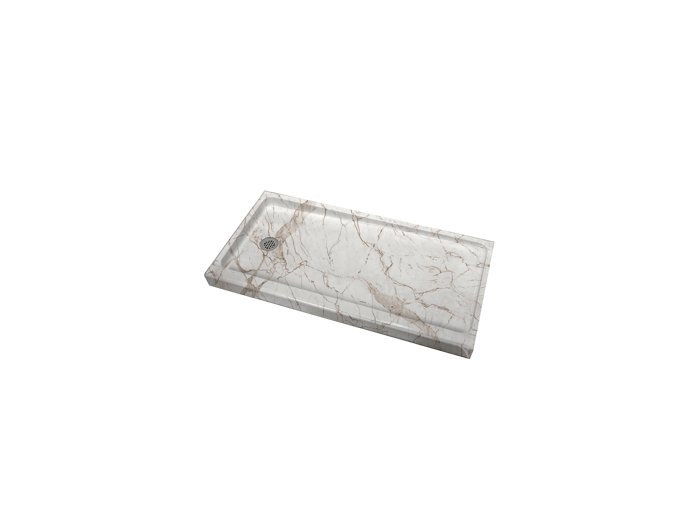 Sprayfoam Custom Shower Base, Tuscany - Extra Large, Center Drain Only