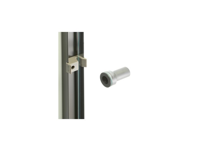 Recessed Knob, Chrome