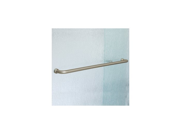 24 inch Recessed Finger Pull Towel Bar, Brushed Nickel