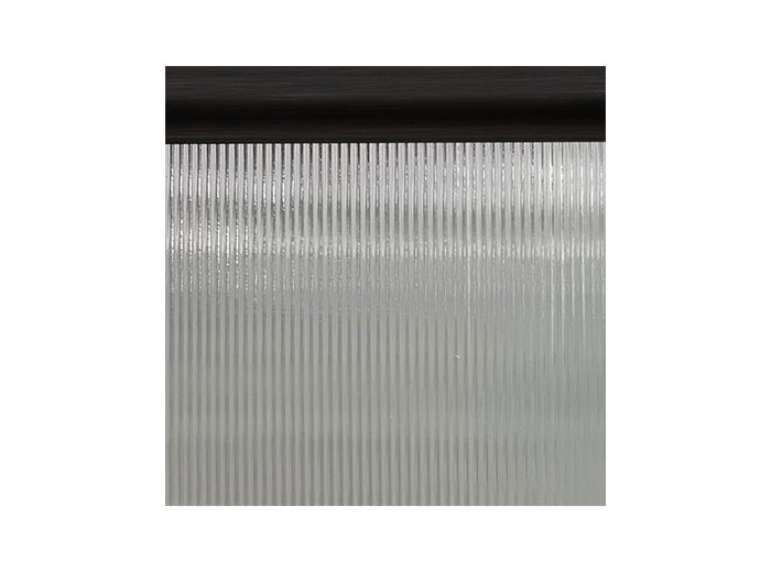 Shower Panel Replacement 30 X 74 1/4 In Corrugated Glass, Oil Rubbed Bronze