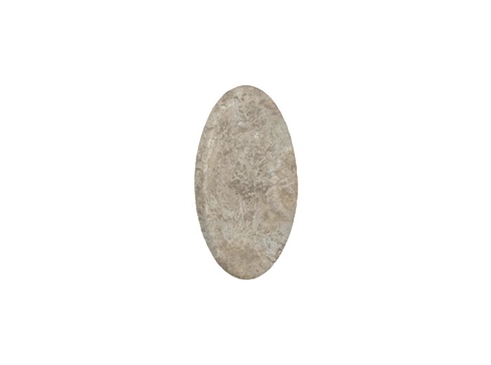 4 Inch Hole Cap Bianco Travertine