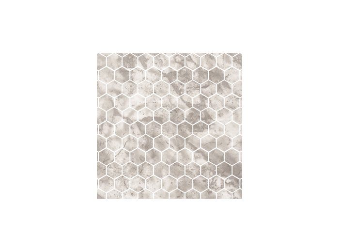 Deco Trim Hexagon W/ 1 Special Bend Arctic Ice