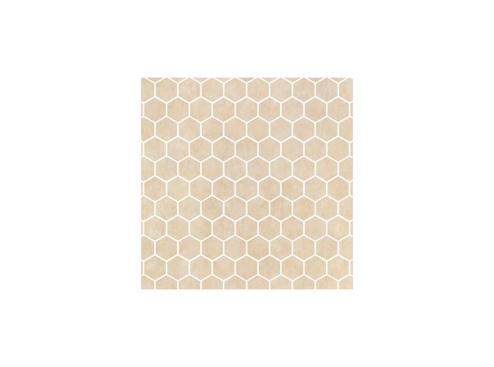 Deco Trim Hexagon W/ 1 Special Bend Travertine
