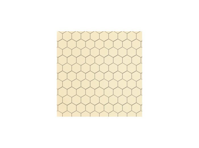 Deco Trim Hexagon W/ 2 Special Bends Almond