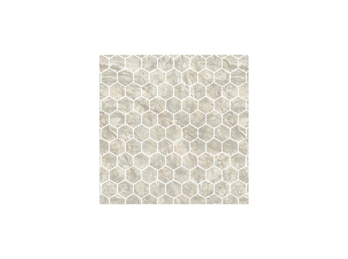 Deco Trim Hexagon W/ 2 Special Bends Pompeii Marble