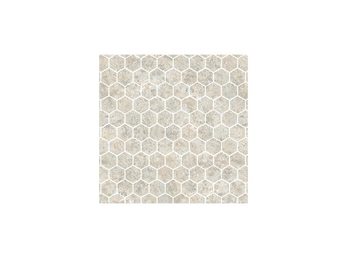 Deco Trim Hexagon W/ 2 Special Bends San Michele Travertine