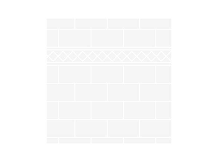 Imp/Flagstone 65X98.5 W/ 1 Special Bend White